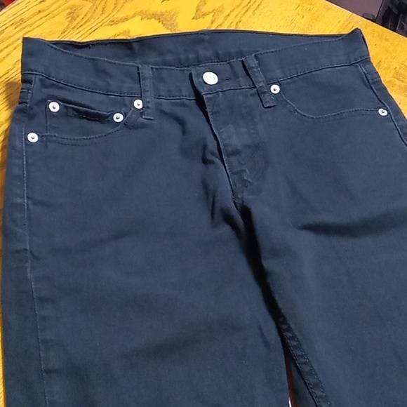 LEVI'S 511 Jeans Mens 30 X 32 BLACK Pants Used Preowned Work - Picture 2 of 9